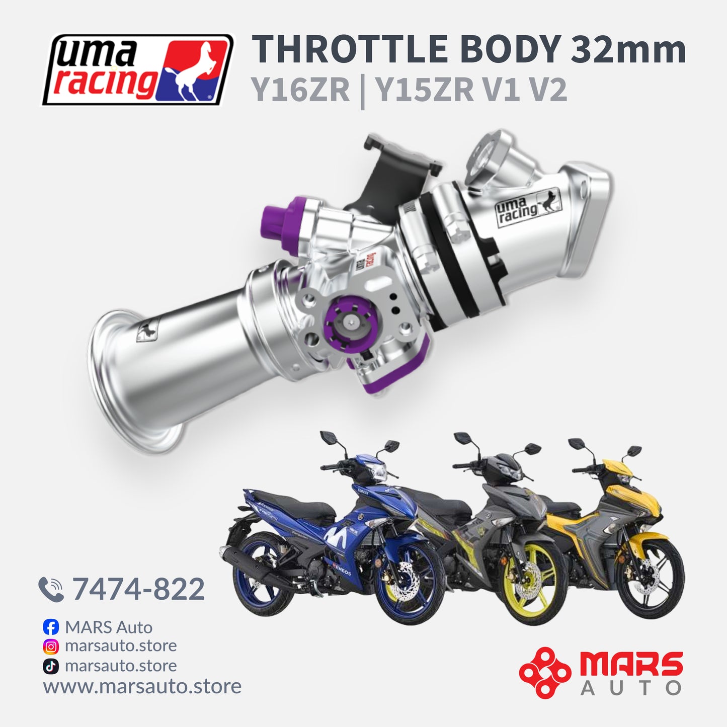 UMA Throttle Body 32mm Y15/Y16