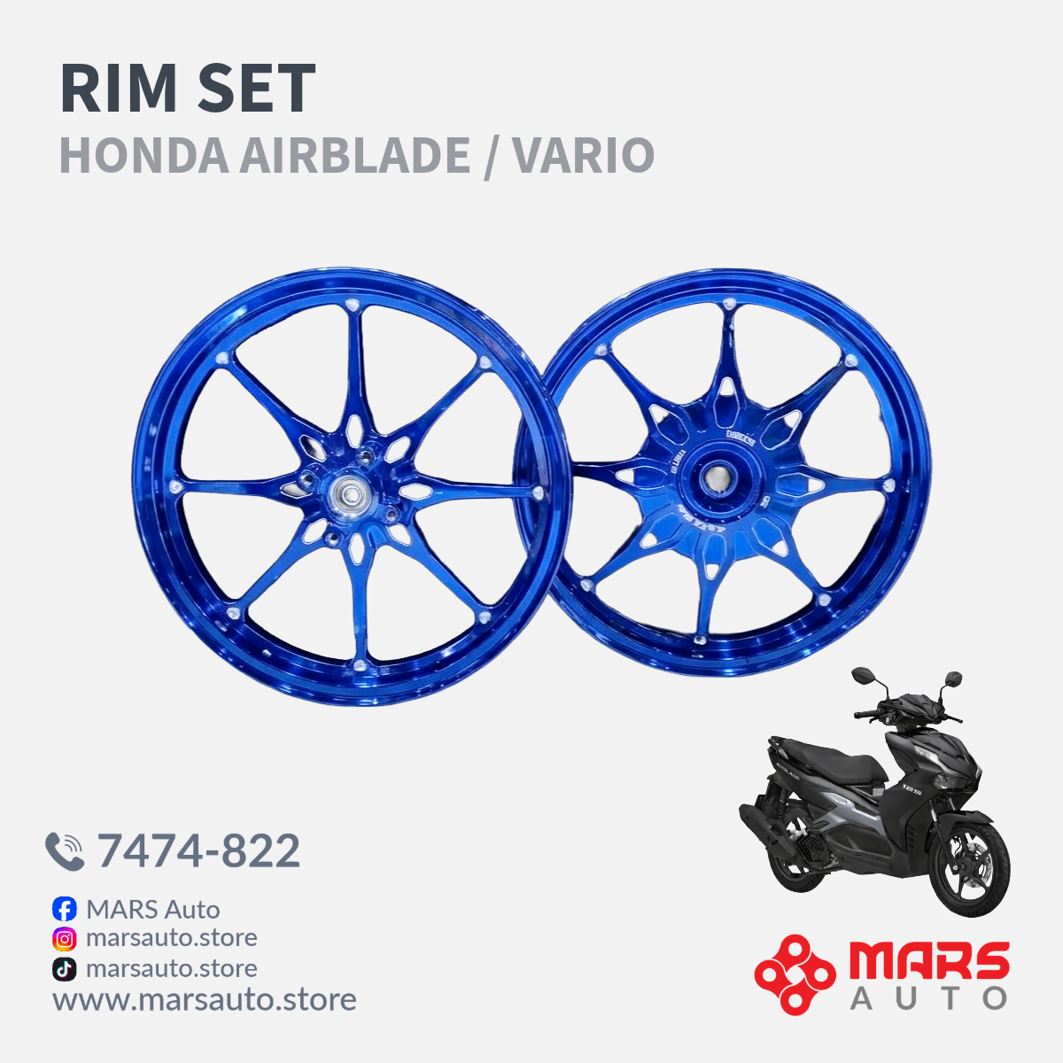Airblade Rim Set - 8 Spoke