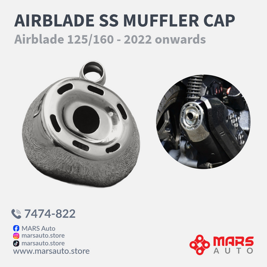 Airblade SS Muffler Cap
