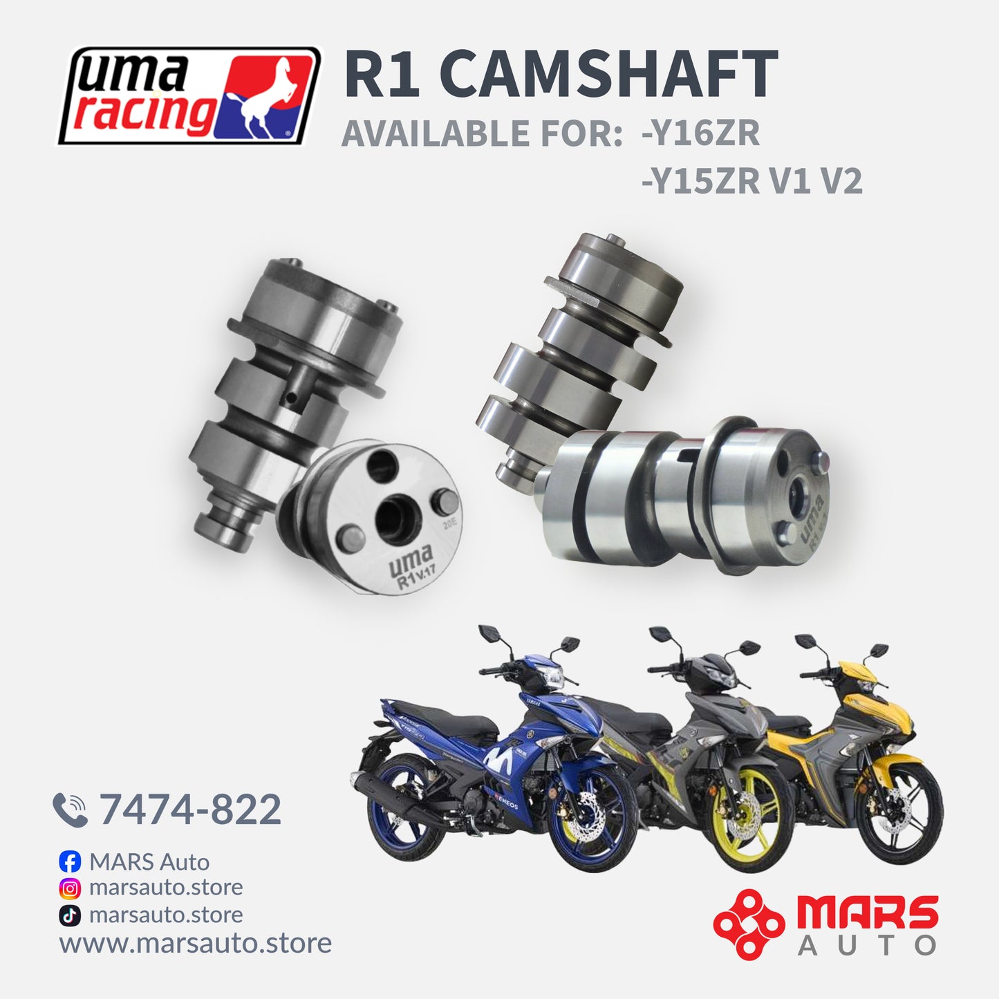 UMA R1 Camshaft Y15 / Y16